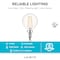 Luxrite G16.5 LED Light Bulbs 4W (40W Equivalent) 400LM 2700K Warm White Dimmable E12 Candelabra Base 6-Pack LR21610-6PK - alternate 7